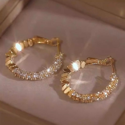 ultra glitter hoop pierce