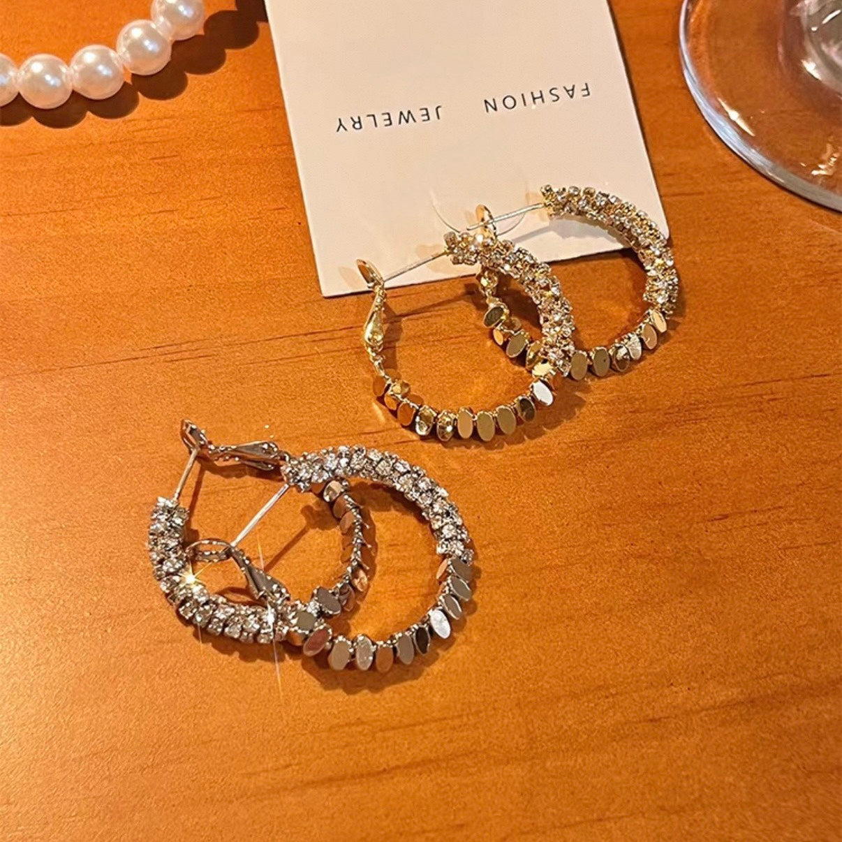 ultra glitter hoop pierce