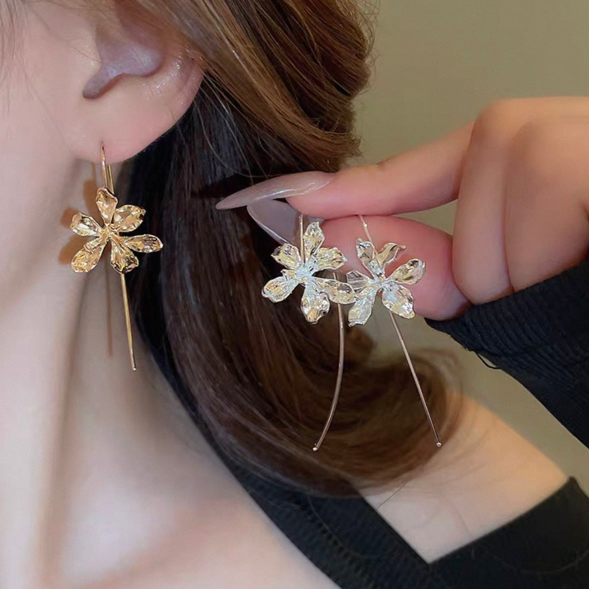 metal flower line pierce